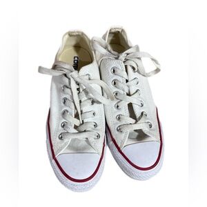 Converse Chuck Taylor All Star White Low Top Sneakers Size 6.5